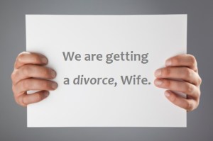 sign of divorce