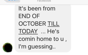 FINAL COMING HOME IM GUESSING